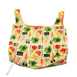 2 Veggies Reusable Lined Grocery Bags Bundle
